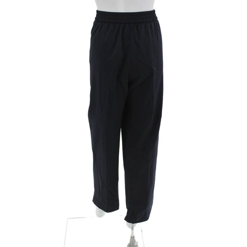 Stella McCartney Women Dress Pants Black Wool Hook & Eye Size 48 - Picture 3 of 7